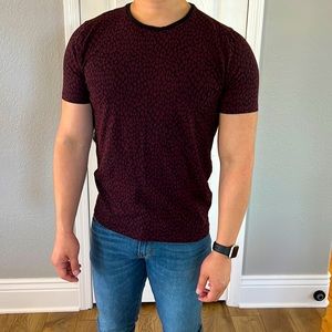 Express leopard print shirt size medium